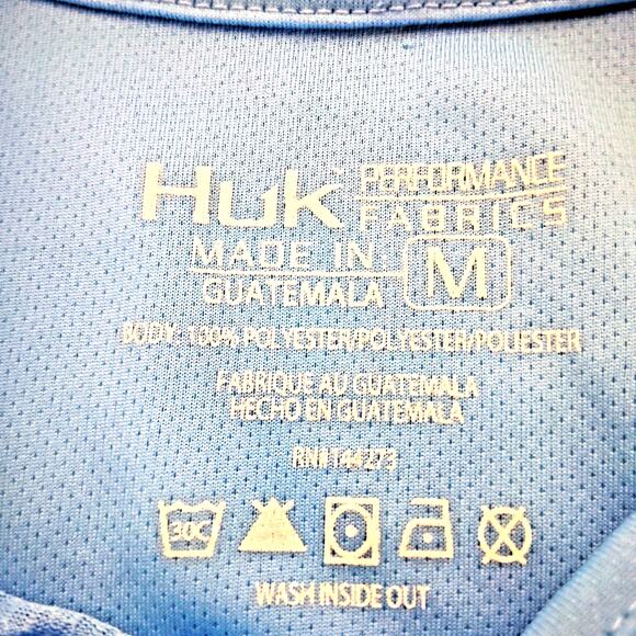 HUk Performance Fabrics Long Sleeved Hooded Fishing Apparel Shirt - Picture 6 of 7